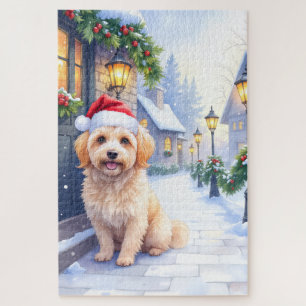 Havanese Besneeuwd Dorpswandelpad Kerstmuts Kerstm Legpuzzel
