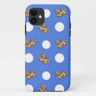 Havanese Blue Polka Dots iPhone 11 Hoesje