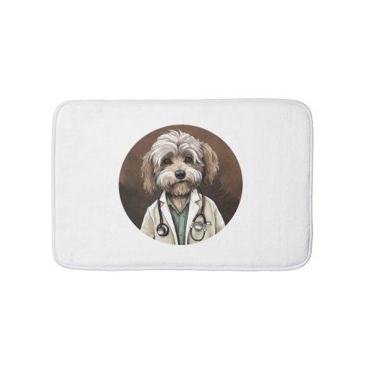 Havanese Dog Doctor Badmat (Voorkant)