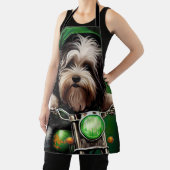 Havanese Dog Driving Bike St. Patrick's Day Schort (Insitu)