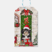 Havanese Dog Kerstmis Cadeaulabel (Voorkant)
