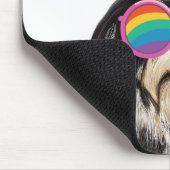 Havanese Dog met harten Valentijnsdag Muismat (Hoek)