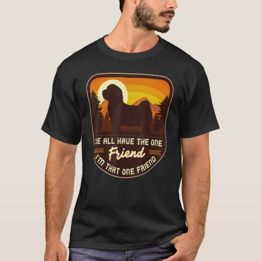 Havanese Dog Retro 4 T-shirt (Voorkant)
