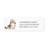 Havanese Dog Return Label (Voorkant)