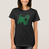 Havanese Dog Shamrock St Patrick's Day Saint Paddy T-shirt (Voorkant)