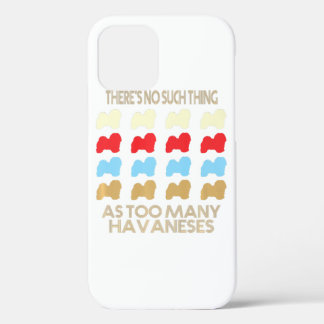 Havanese Dogs Premium iPhone 12 Hoesje