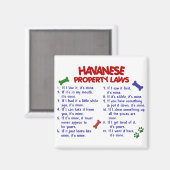 HAVANESE Eigendomwetten 2 Magneet (Voorkant / Achterkant)