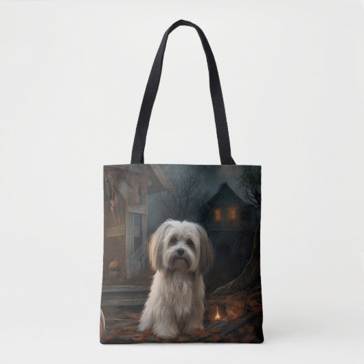 Havanese Halloween eng Draagtas (Voorkant)