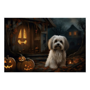 Havanese Halloween eng Perfect Poster