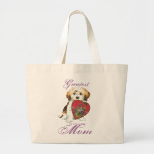 Havanese Heart Ma Grote Tote Bag