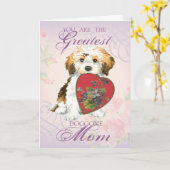 Havanese Heart Ma Kaart (Gele Bloem)