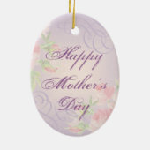 Havanese Heart Mam Ceramic Ornament (Achterkant)