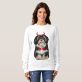 Havanese Hond in Halloween Trui (Voorkant volledig)