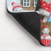 Havanese hond in het sneeuwbalhuis muismat (Hoek)