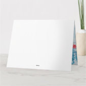 Havanese Hond Kerst Bezorg Truck Sneeuw Kaart (Achterkant)