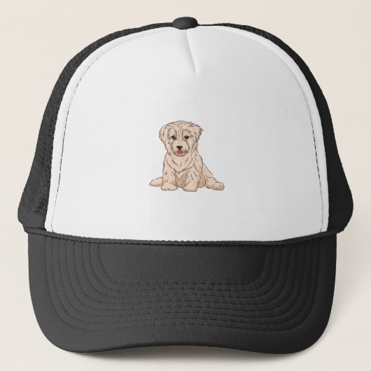 Havanese hond  trucker pet (Voorkant)