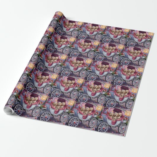 Havanese Hond Valentijnsdag Cadeaupapier (Uitgerold)