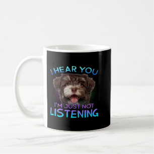 Havanese Ik hoor je niet luisteren Koffiemok