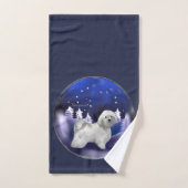 Havanese kerst bad handdoek (Handdoek)