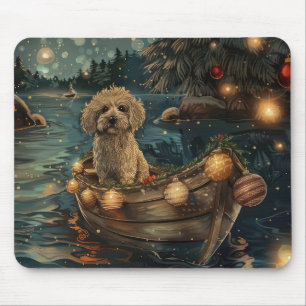 Havanese Kerst Feestelijke Reis Muismat