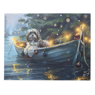 Havanese Kerst Feestelijke Reis Notitieblok