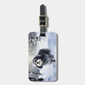 Havanese laat het sneeuwen Kerstmis Bagagelabel (Voorkant verticaal)