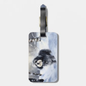 Havanese laat het sneeuwen Kerstmis Bagagelabel (Achterkant verticaal)