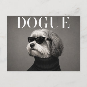 Havanese Luxe Mode Editorial Briefkaart