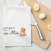 Havanese mam Kitchen Towel Theedoek (Quarter Fold)