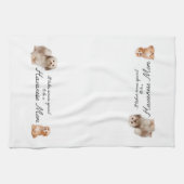 Havanese mam Kitchen Towel Theedoek (Horizontaal)