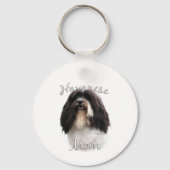 Havanese mama 2 sleutelhanger (Voorkant)