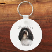 Havanese mama 2 sleutelhanger (Achterkant)
