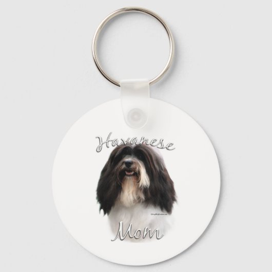 Havanese mama 2 sleutelhanger (Achterkant)