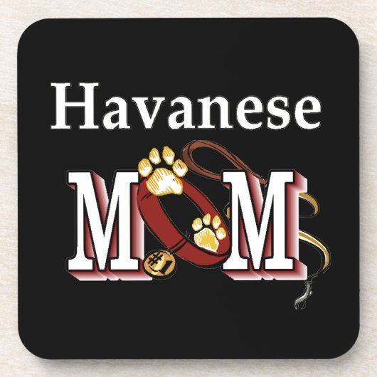Havanese mama drankjes onderzetter (Voorkant)