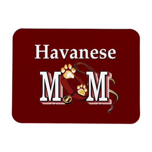 Havanese mama magneet (Horizontaal)