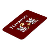 Havanese mama magneet (Linkerzijde)