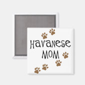 Havanese mama magneet (Voorkant / Achterkant)
