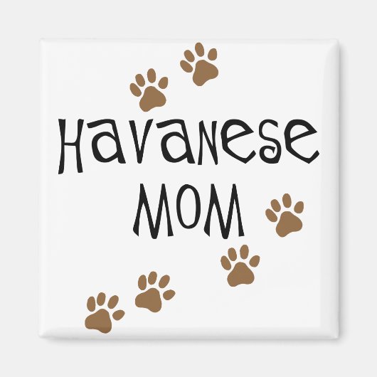 Havanese mama magneet (Voorkant)