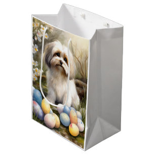 Havanese met Pasen Eieren Medium Cadeauzakje