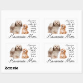 Havanese Moeder Stickers (Vel)