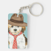 Havanese pa sleutelhanger (achterkant)