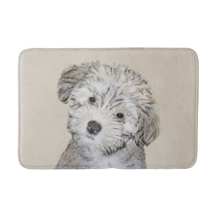 Havanese papaverschilderijen - Kute Original Dog A Badmat