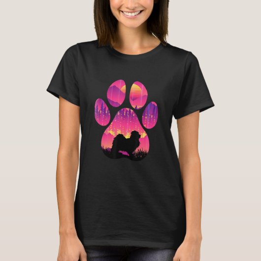 Havanese Paw Mam Pap Dog Women Mannen T-shirt (Voorkant)