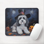Havanese pompoenen Halloween eng Muismat (Met muis)