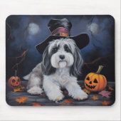 Havanese pompoenen Halloween eng Muismat (Voorkant)