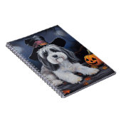 Havanese pompoenen Halloween eng Notitieboek (Rechterzijde)