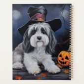 Havanese pompoenen Halloween eng Planner (Achterkant)