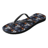 Havanese pompoenen Halloween eng Teenslippers (Schuin)
