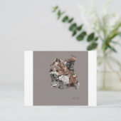 Havanese Puppy Briefkaart (Staand voorkant)