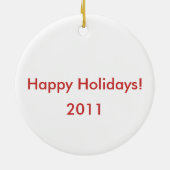 Havanese Puppy Ornament (Achterkant)